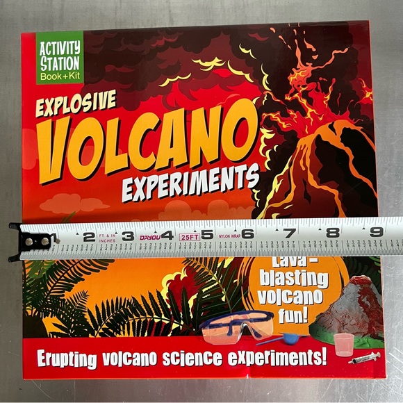 Explosive Volcano Experiments Activity Station Book & Kit - Picture 10 of 12
